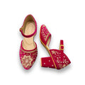 FANCY BLOCK HEEL - MAGENTA