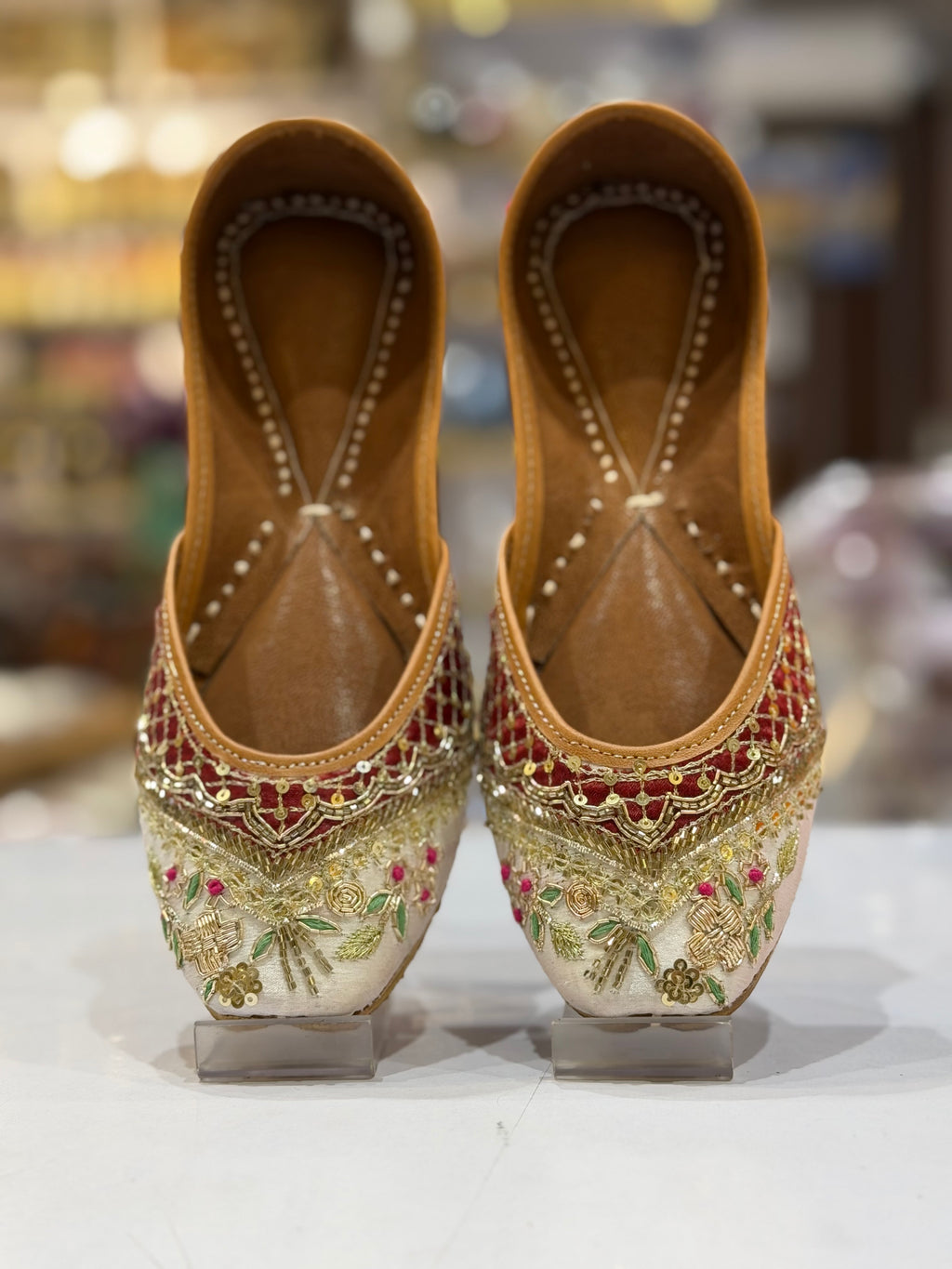DOUBLE SHADE PUNJABI JUTTI