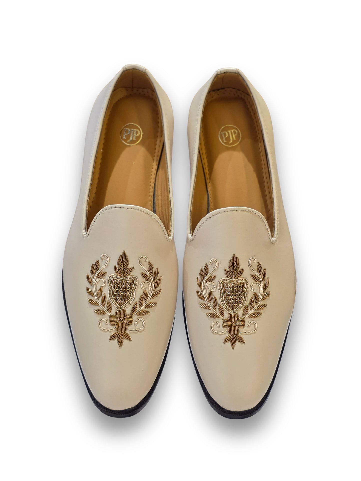 CLASSIC EMBROIDERY MOJRI - CREAM