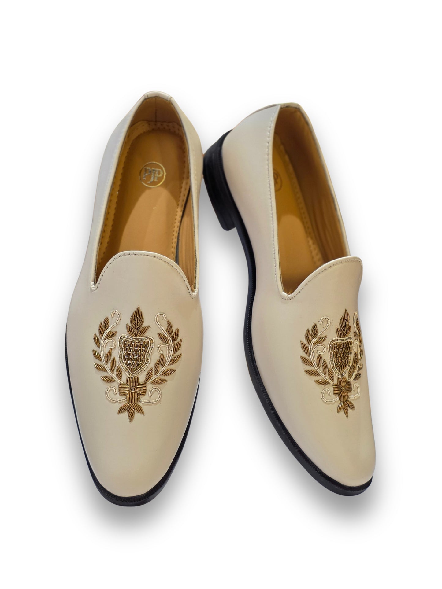 CLASSIC EMBROIDERY MOJRI - CREAM