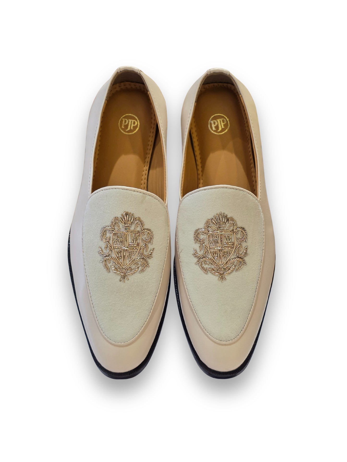 CLASSIC EMBROIDERY MOJRI - CREAM