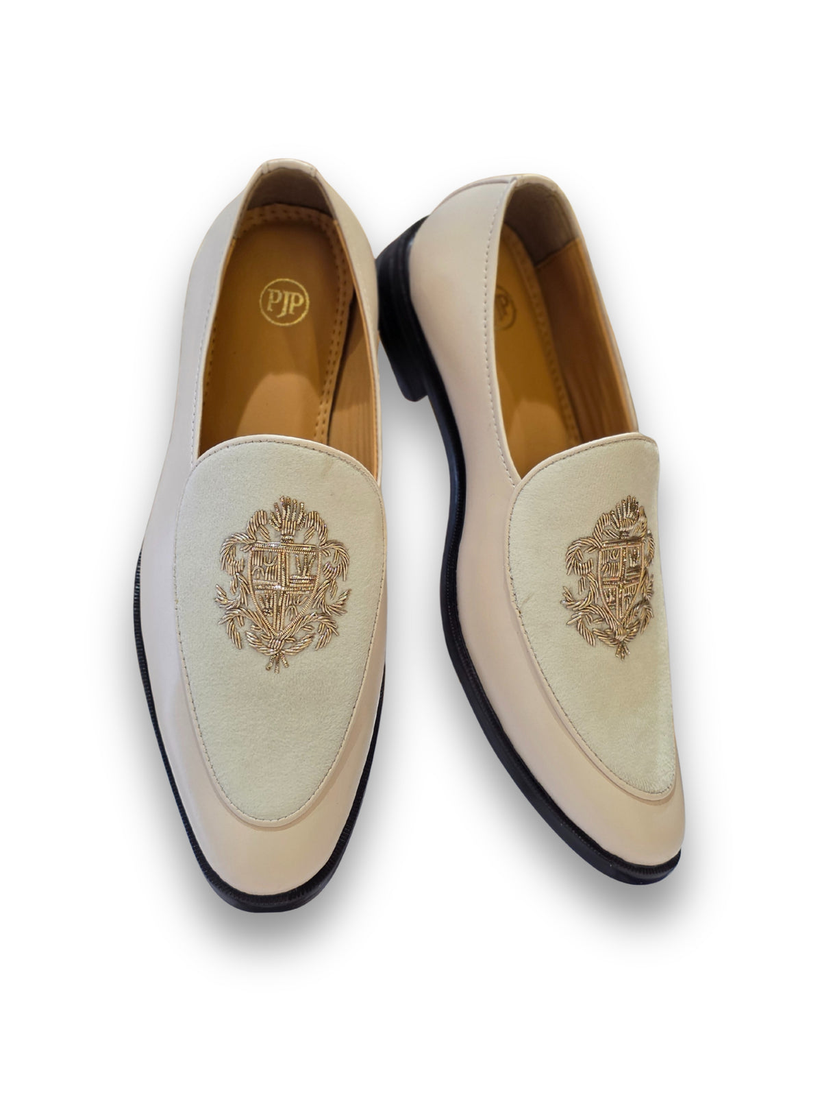 CLASSIC EMBROIDERY MOJRI - CREAM