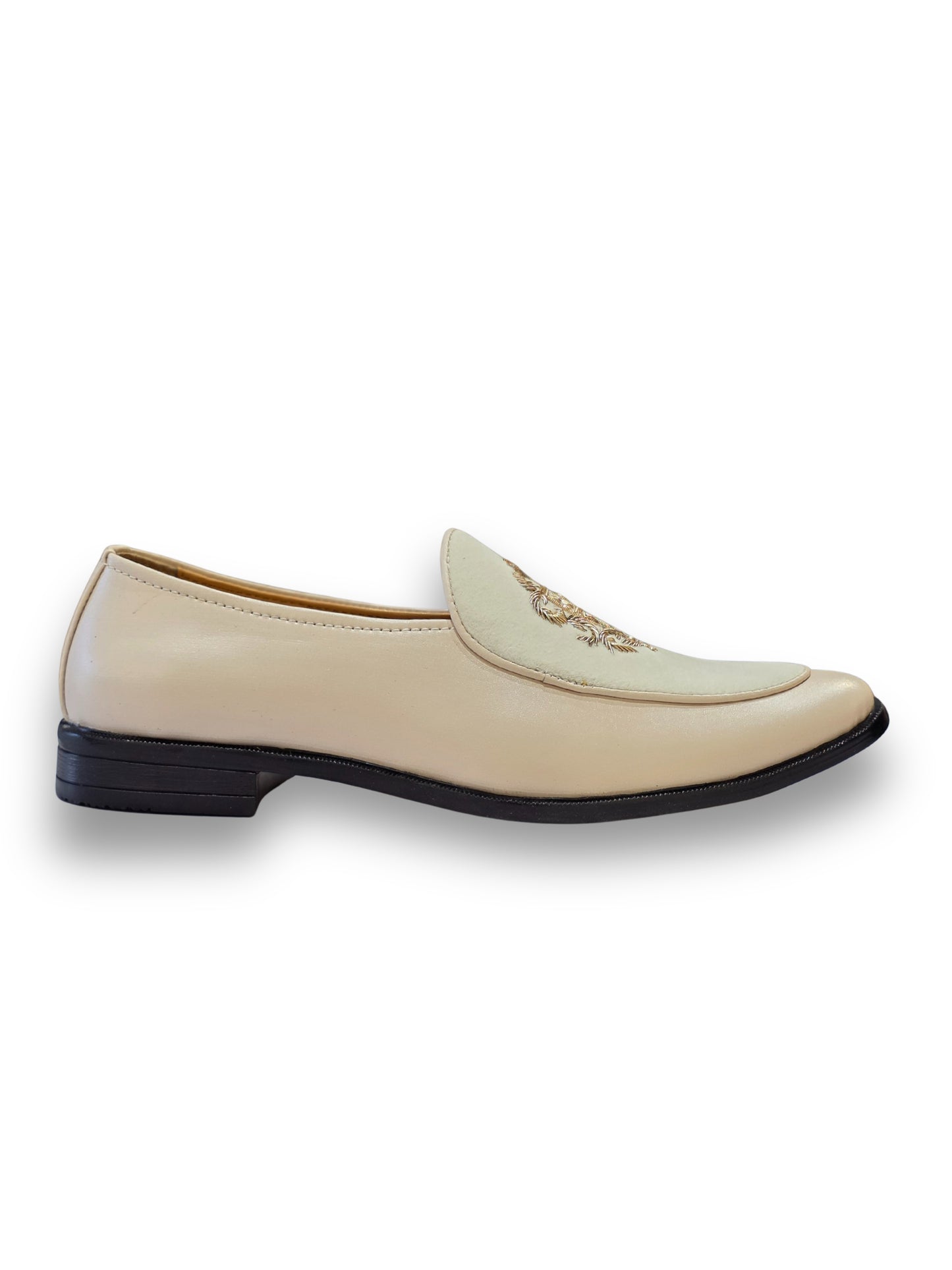 CLASSIC EMBROIDERY MOJRI - CREAM