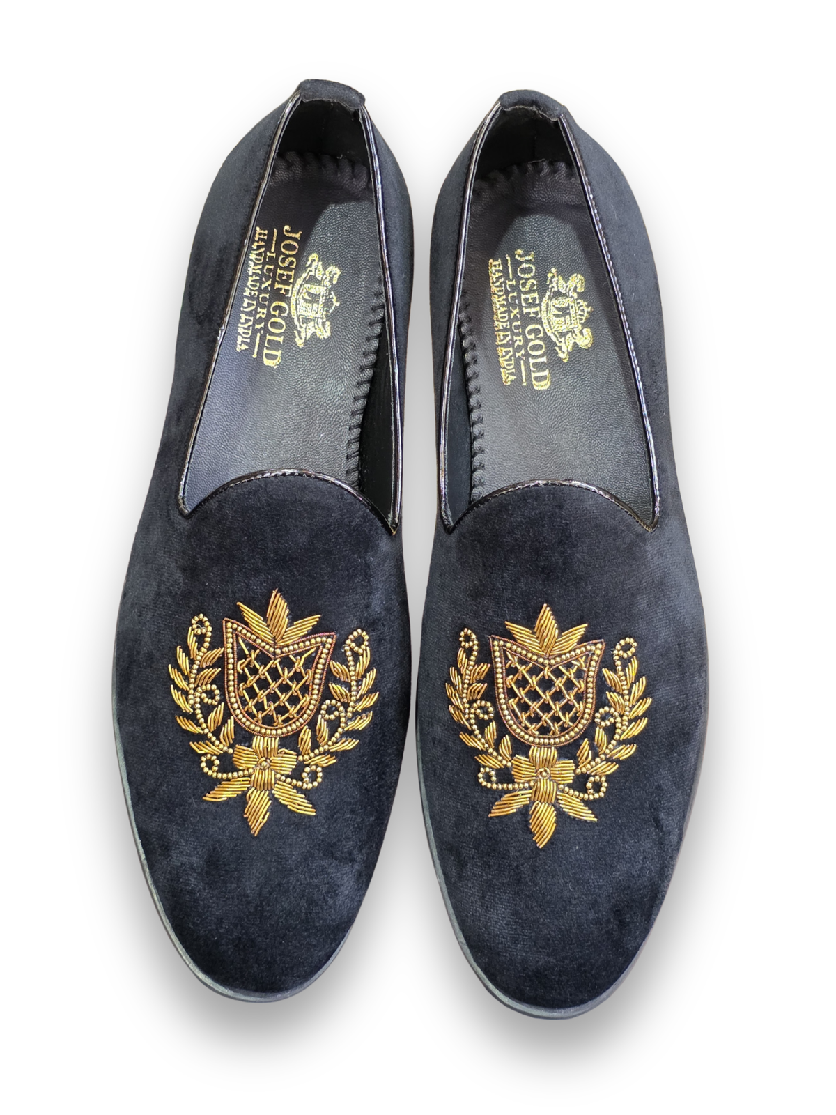 BLACK VELVET LOAFER